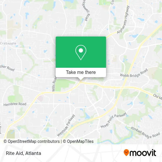 Rite Aid map