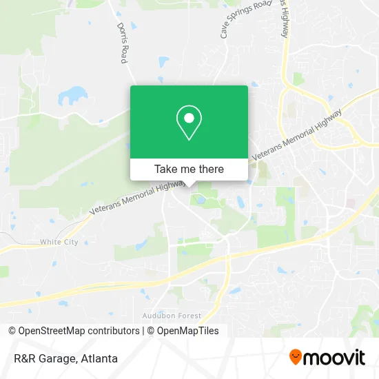 R&R Garage map