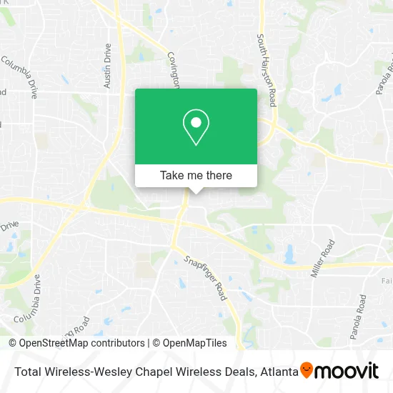Total Wireless-Wesley Chapel Wireless Deals map