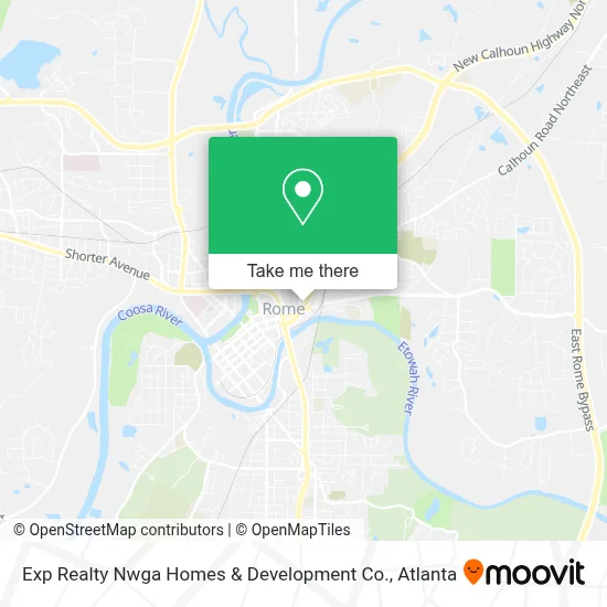 Exp Realty Nwga Homes & Development Co. map