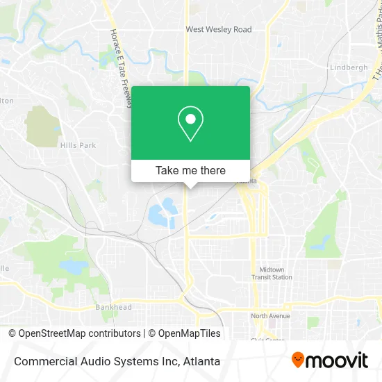 Commercial Audio Systems Inc map