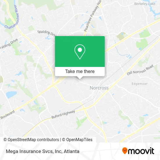 Mega Insurance Svcs, Inc map