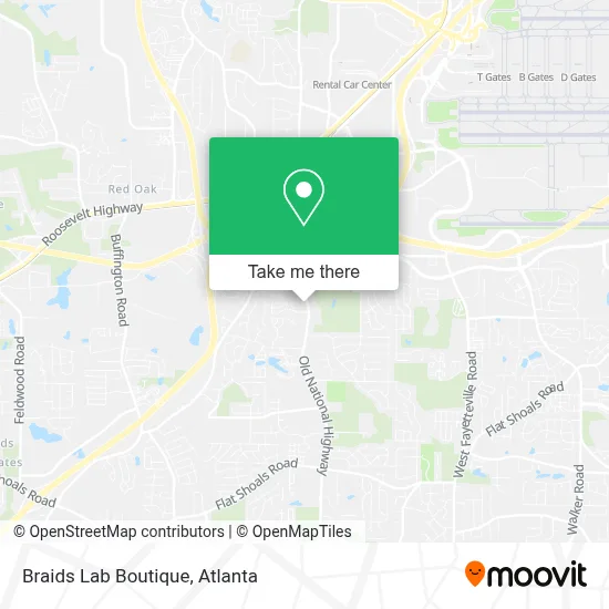Braids Lab Boutique map