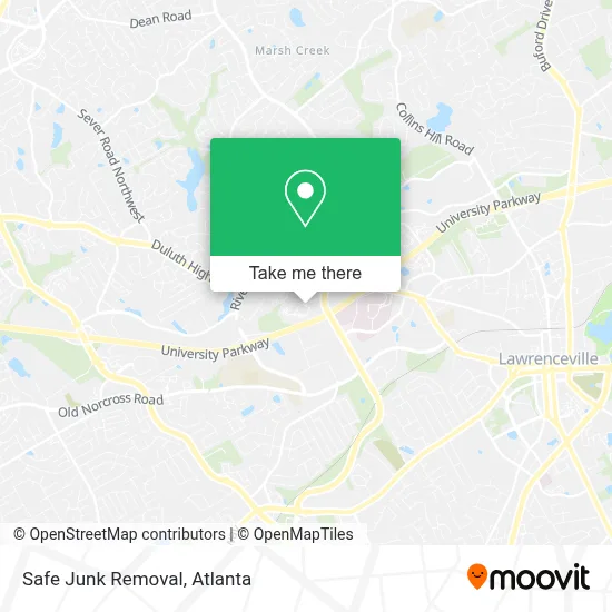 Safe Junk Removal map