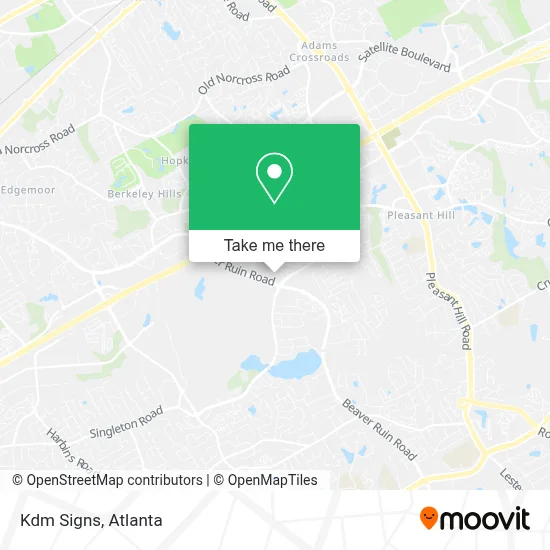 Kdm Signs map