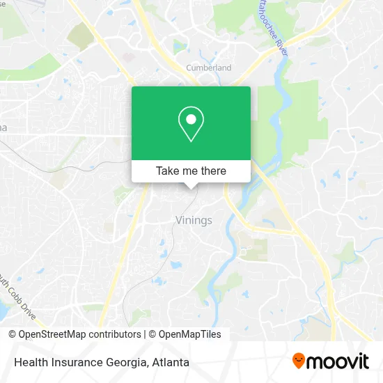 Health Insurance Georgia map