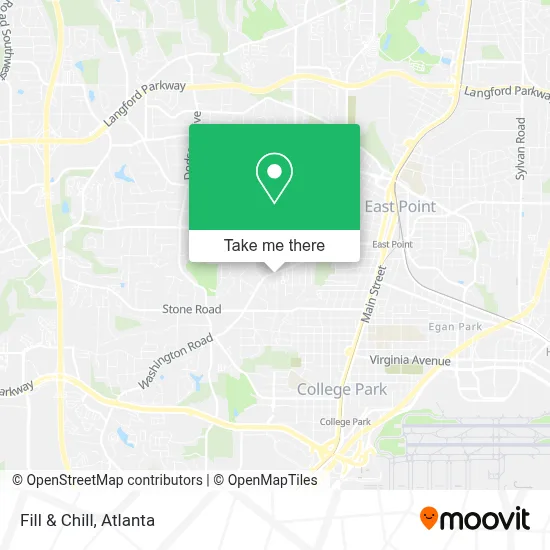 Fill & Chill map