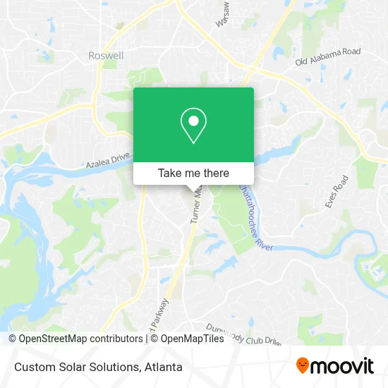 Custom Solar Solutions map