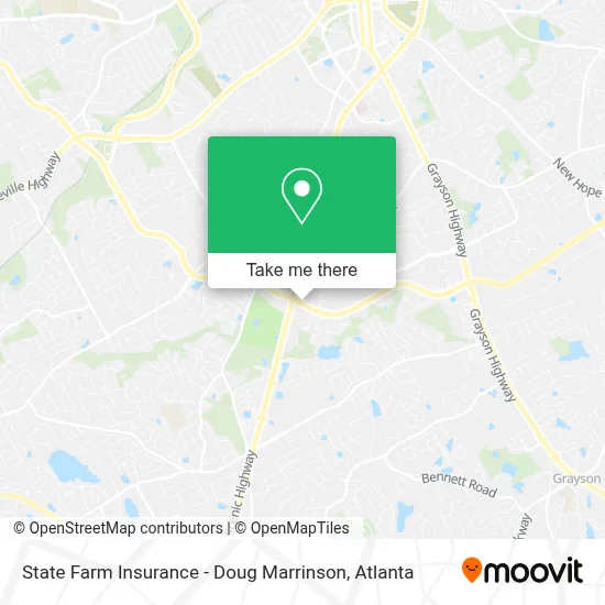 State Farm Insurance - Doug Marrinson map