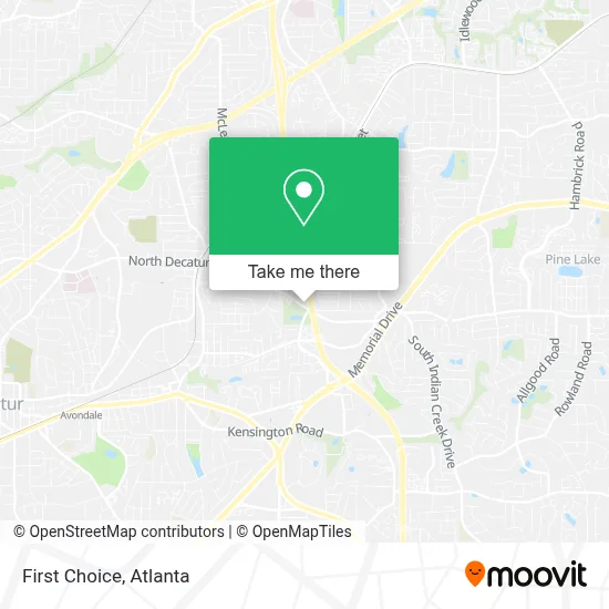 First Choice map