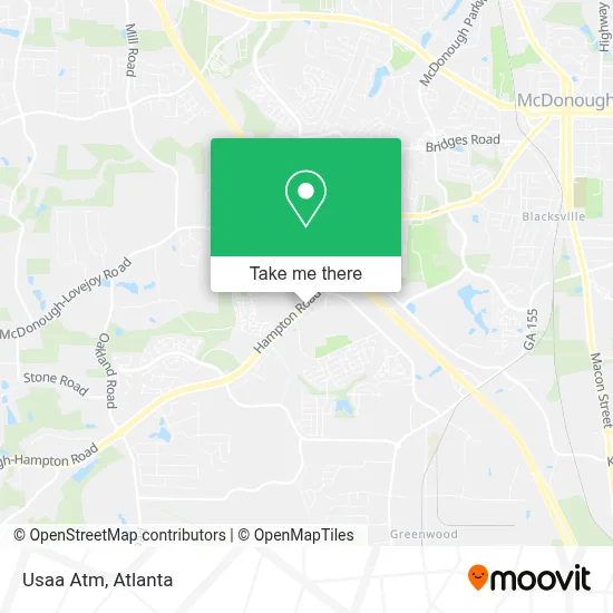 Usaa Atm map