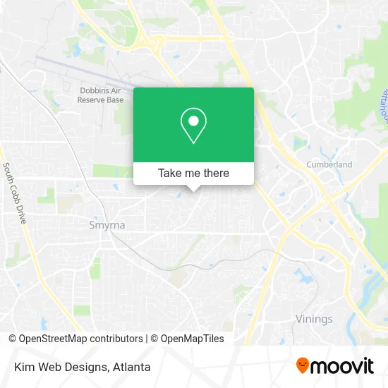 Kim Web Designs map