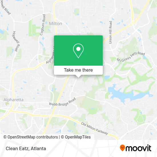 Clean Eatz map