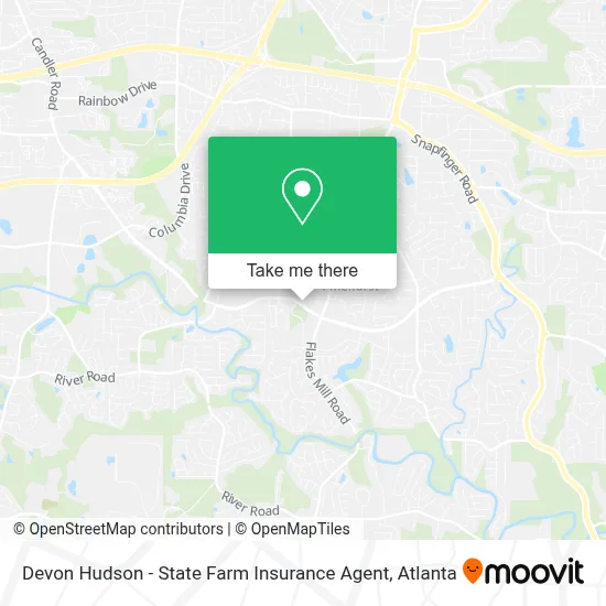 Devon Hudson - State Farm Insurance Agent map