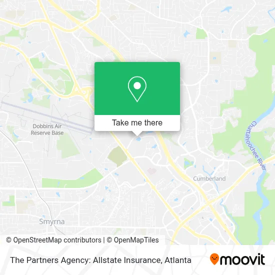 The Partners Agency: Allstate Insurance map