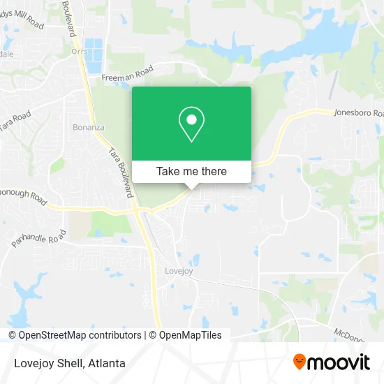 Lovejoy Shell map
