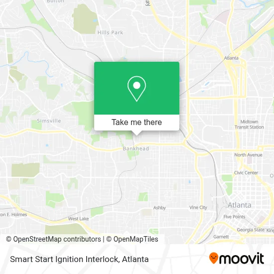 Smart Start Ignition Interlock map