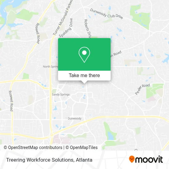 Treering Workforce Solutions map