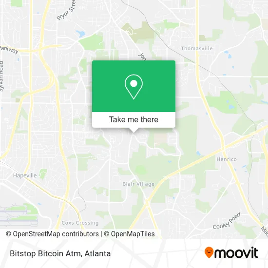 Bitstop Bitcoin Atm map
