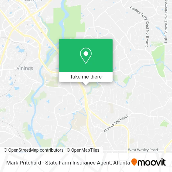 Mark Pritchard - State Farm Insurance Agent map