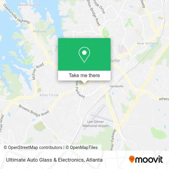 Ultimate Auto Glass & Electronics map