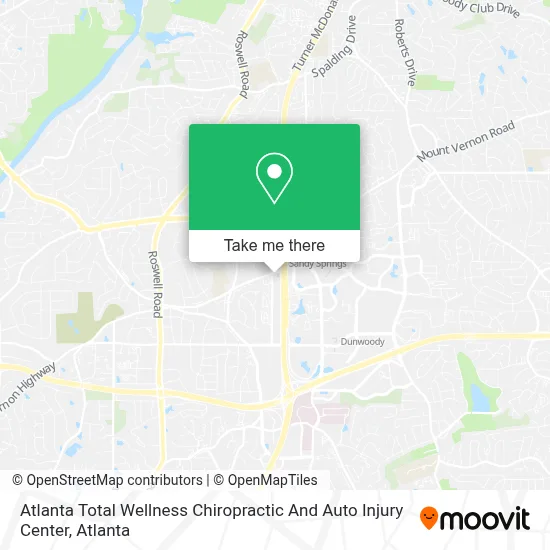 Atlanta Total Wellness Chiropractic And Auto Injury Center map