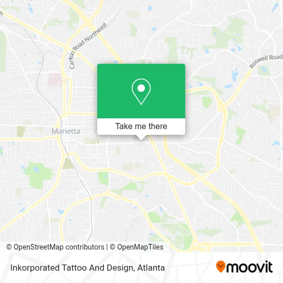 Inkorporated Tattoo And Design map