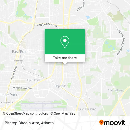 Bitstop Bitcoin Atm map