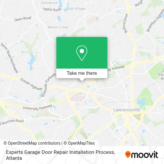 Experts Garage Door Repair Installation Process map