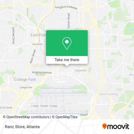 Ranz Store map