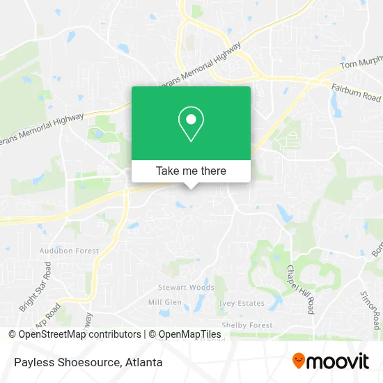 Payless Shoesource map