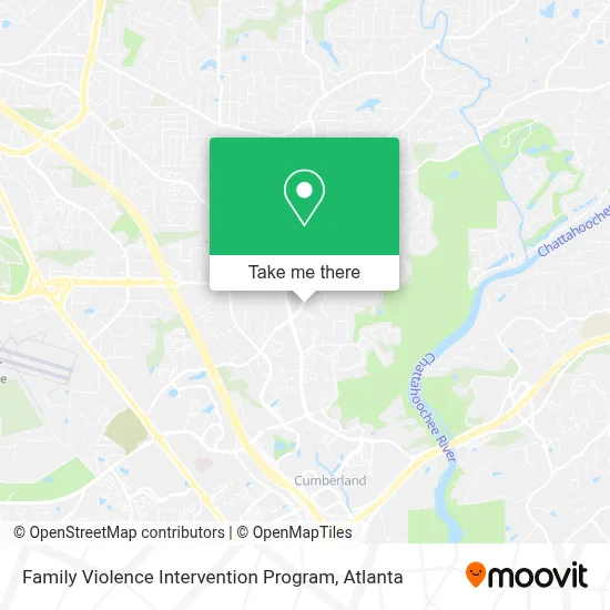 Family Violence Intervention Program map