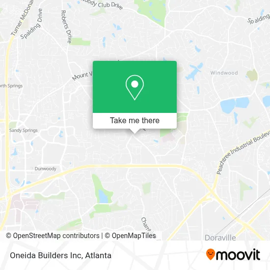 Oneida Builders Inc map