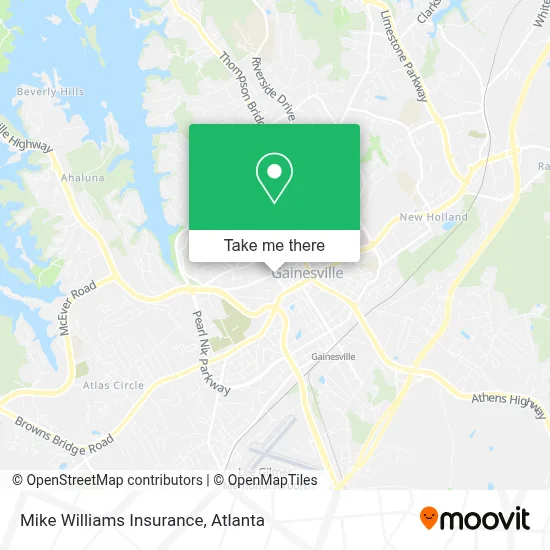 Mike Williams Insurance map