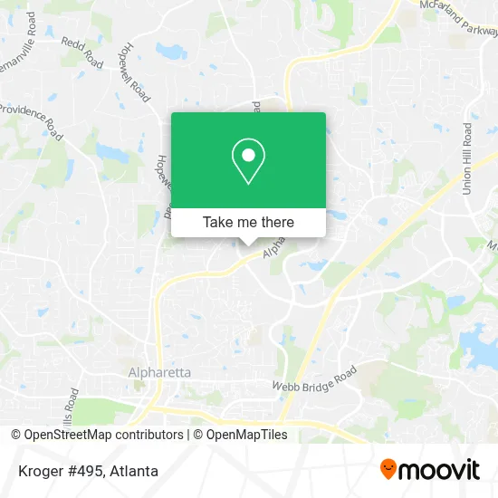 Kroger #495 map