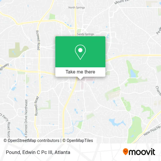 Pound, Edwin C Pc III map