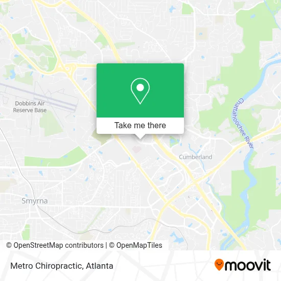 Metro Chiropractic map