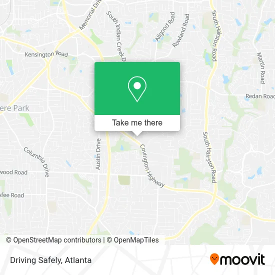 Driving Safely map