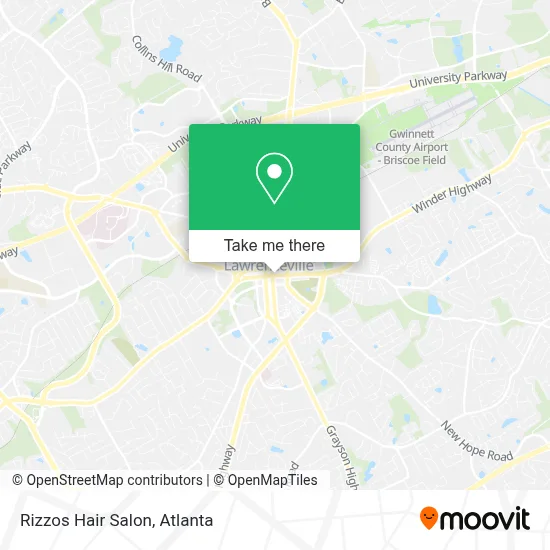 Rizzos Hair Salon map