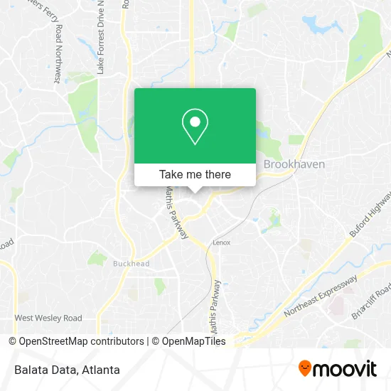 Balata Data map