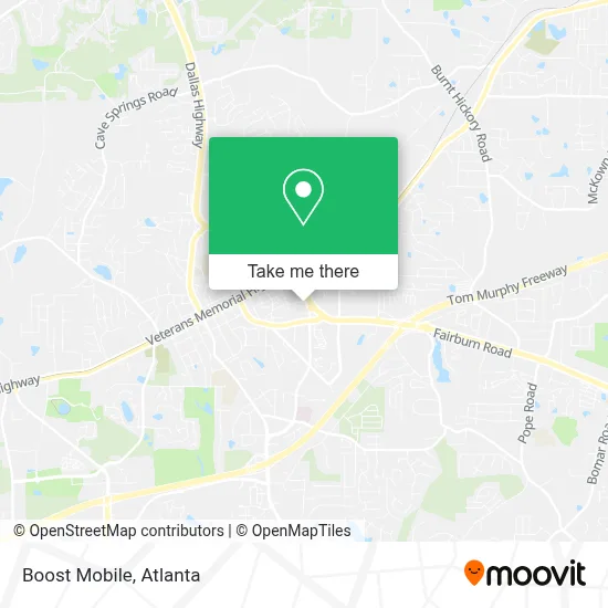 Boost Mobile map