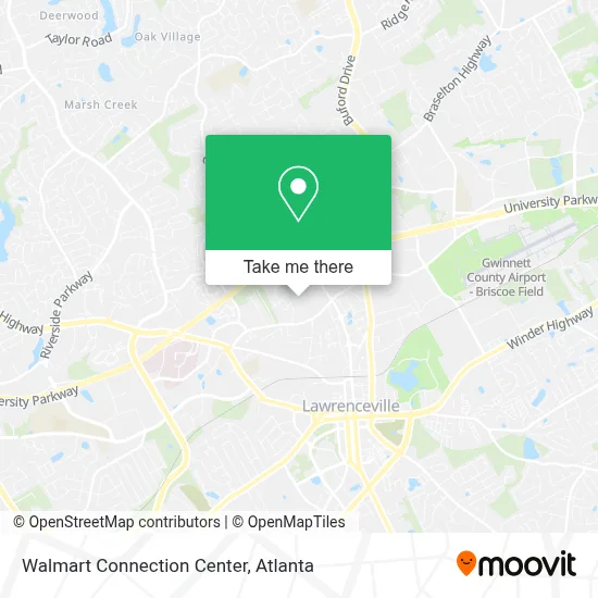 Walmart Connection Center map