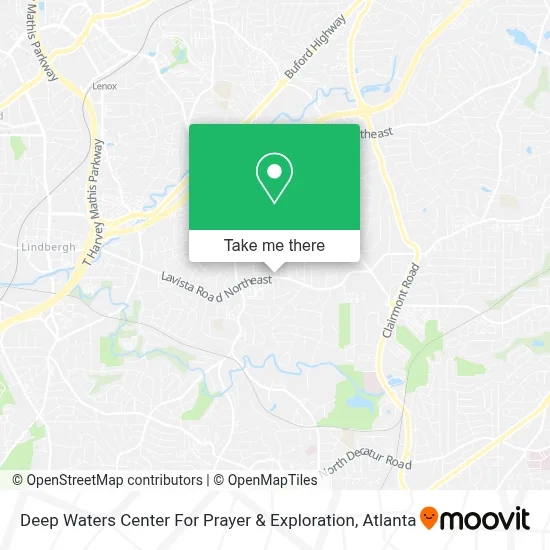 Deep Waters Center For Prayer & Exploration map