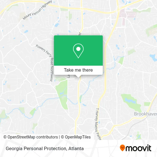 Georgia Personal Protection map
