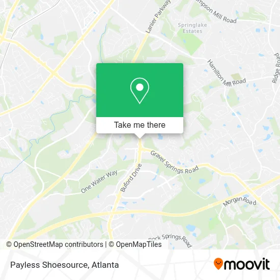 Payless Shoesource map