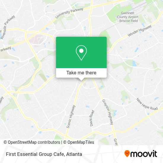 First Essential Group Cafe map