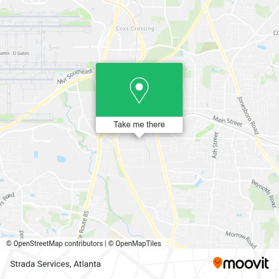 Strada Services map