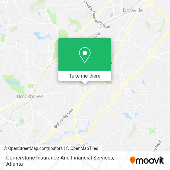 Cornerstone Insurance And Financial Services map