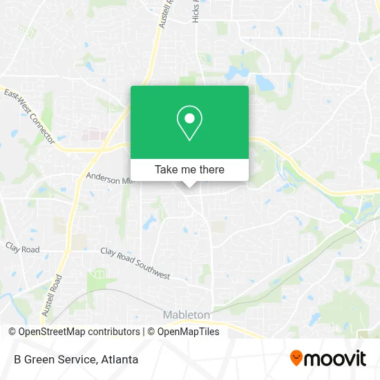B Green Service map