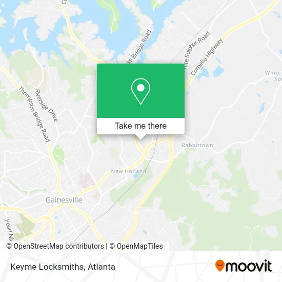 Keyme Locksmiths map
